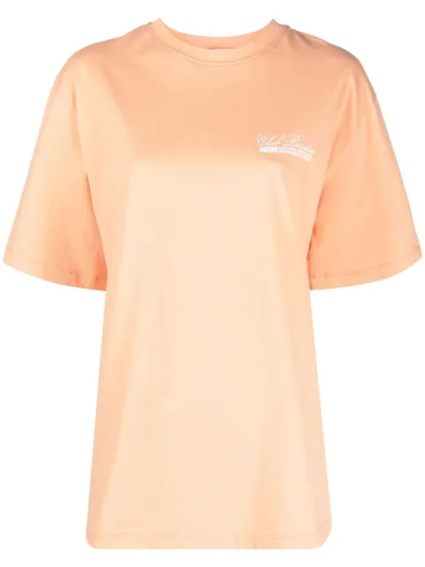 MSGM playera manga corta con logo estampado