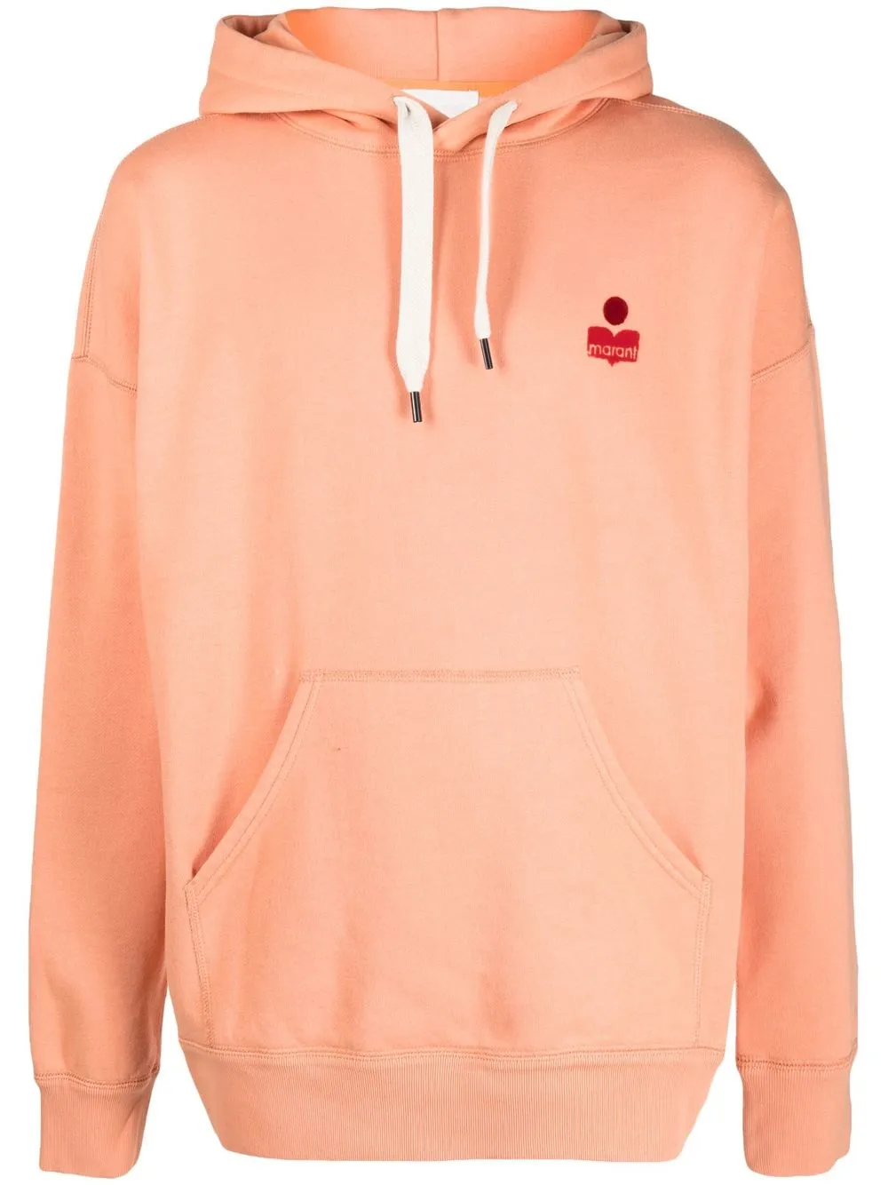 

Isabel Marant hoodie con logo bordado - Naranja