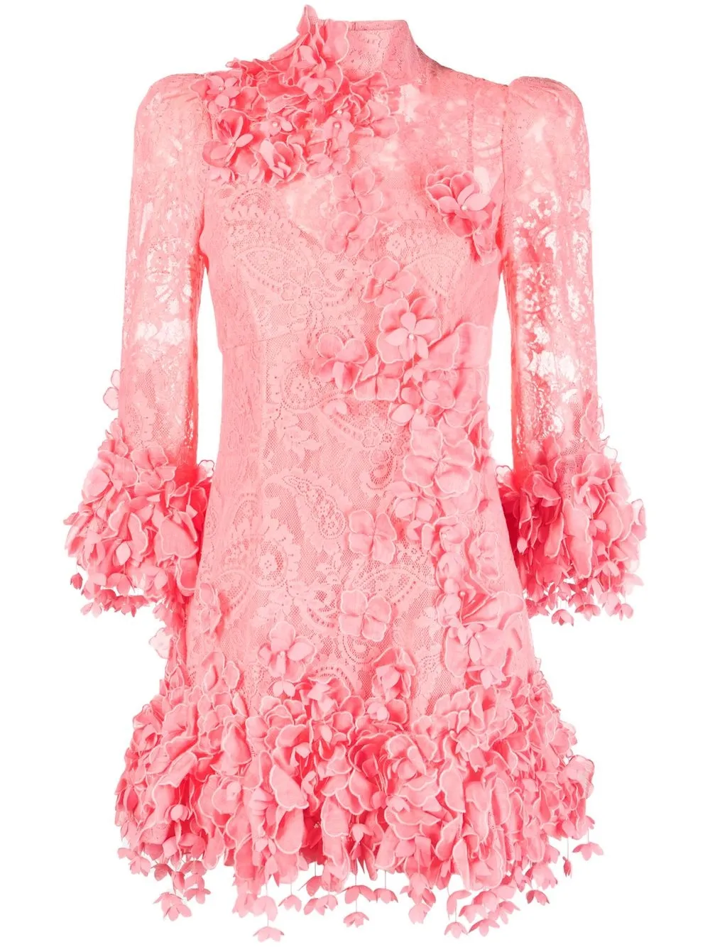 

ZIMMERMANN High Tide lace minidress - Pink