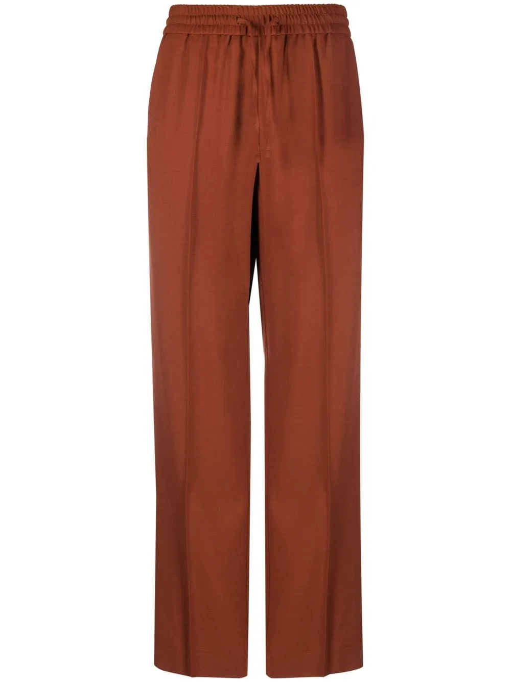 

A.P.C. Aero pleat-detail straight-leg trousers - Orange