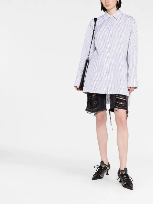 Givenchy ストライプ シャツ | グレー | FARFETCH JP