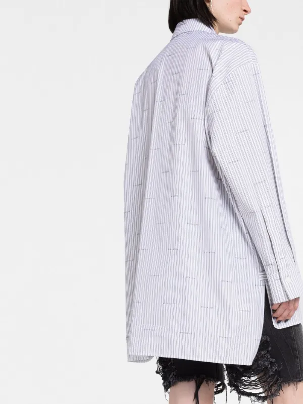 Givenchy ストライプ シャツ | グレー | FARFETCH JP