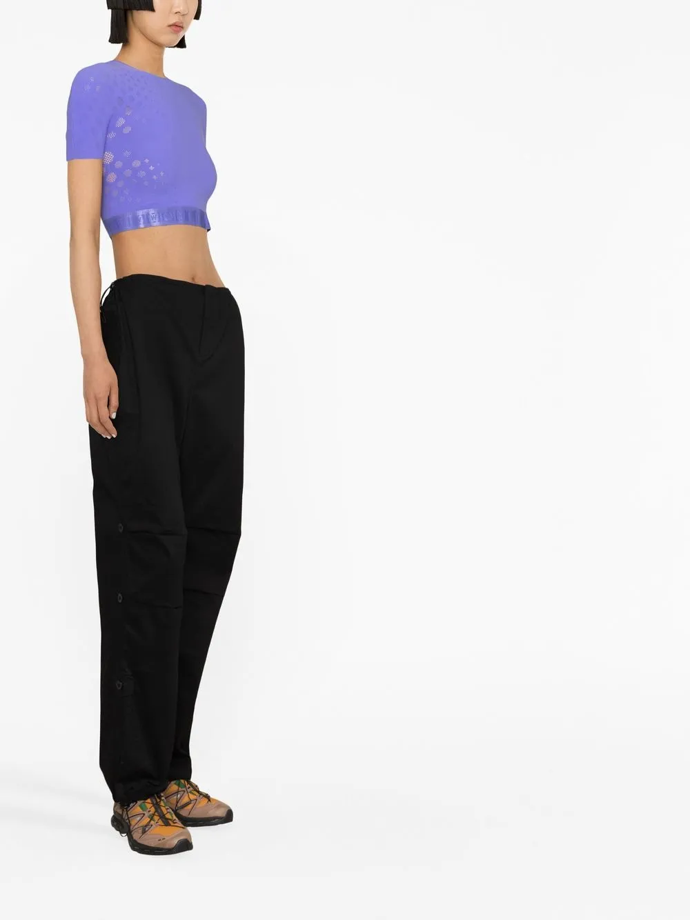 WOLFORD SHEER CROPPED TOP