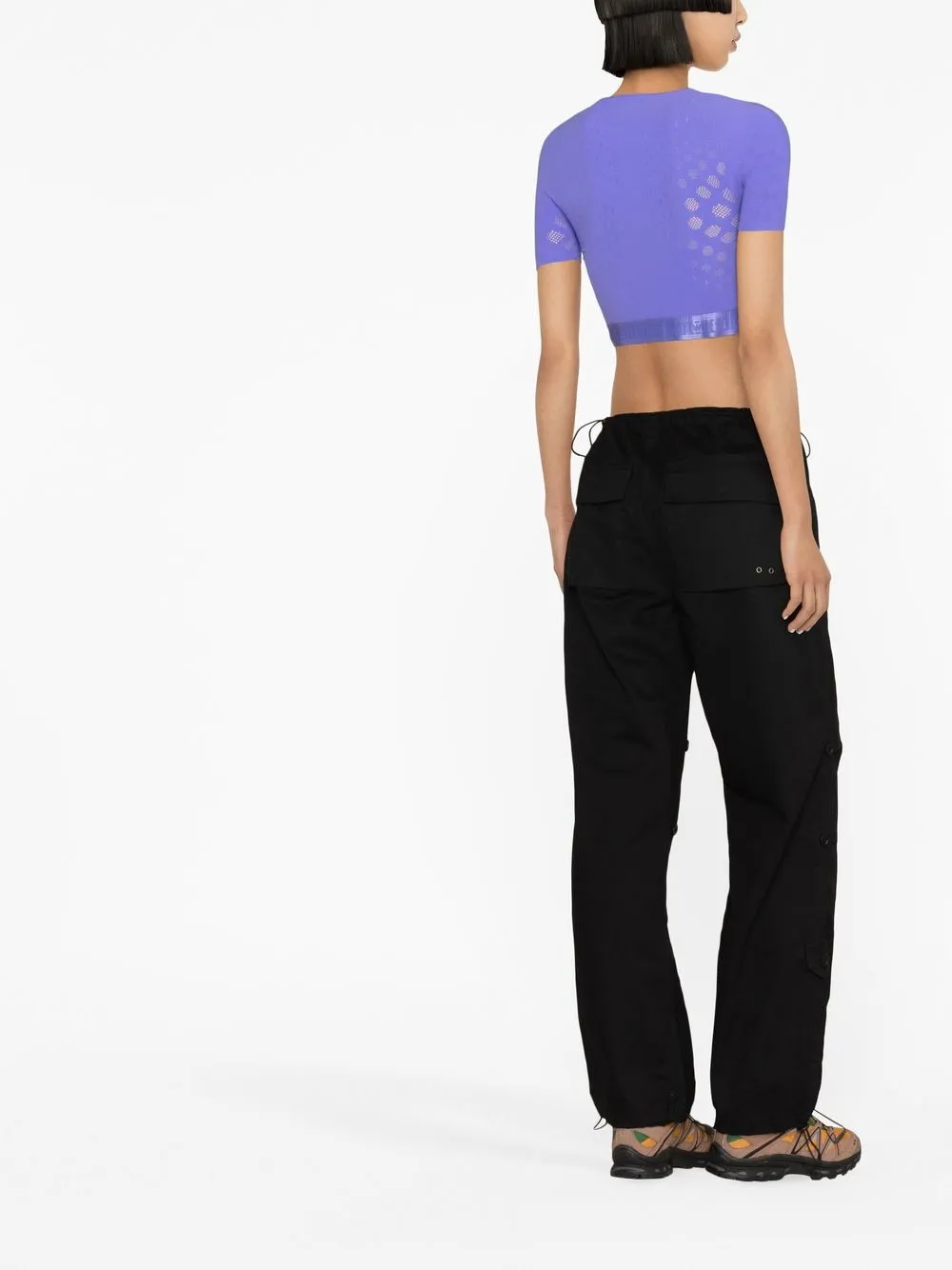 WOLFORD SHEER CROPPED TOP