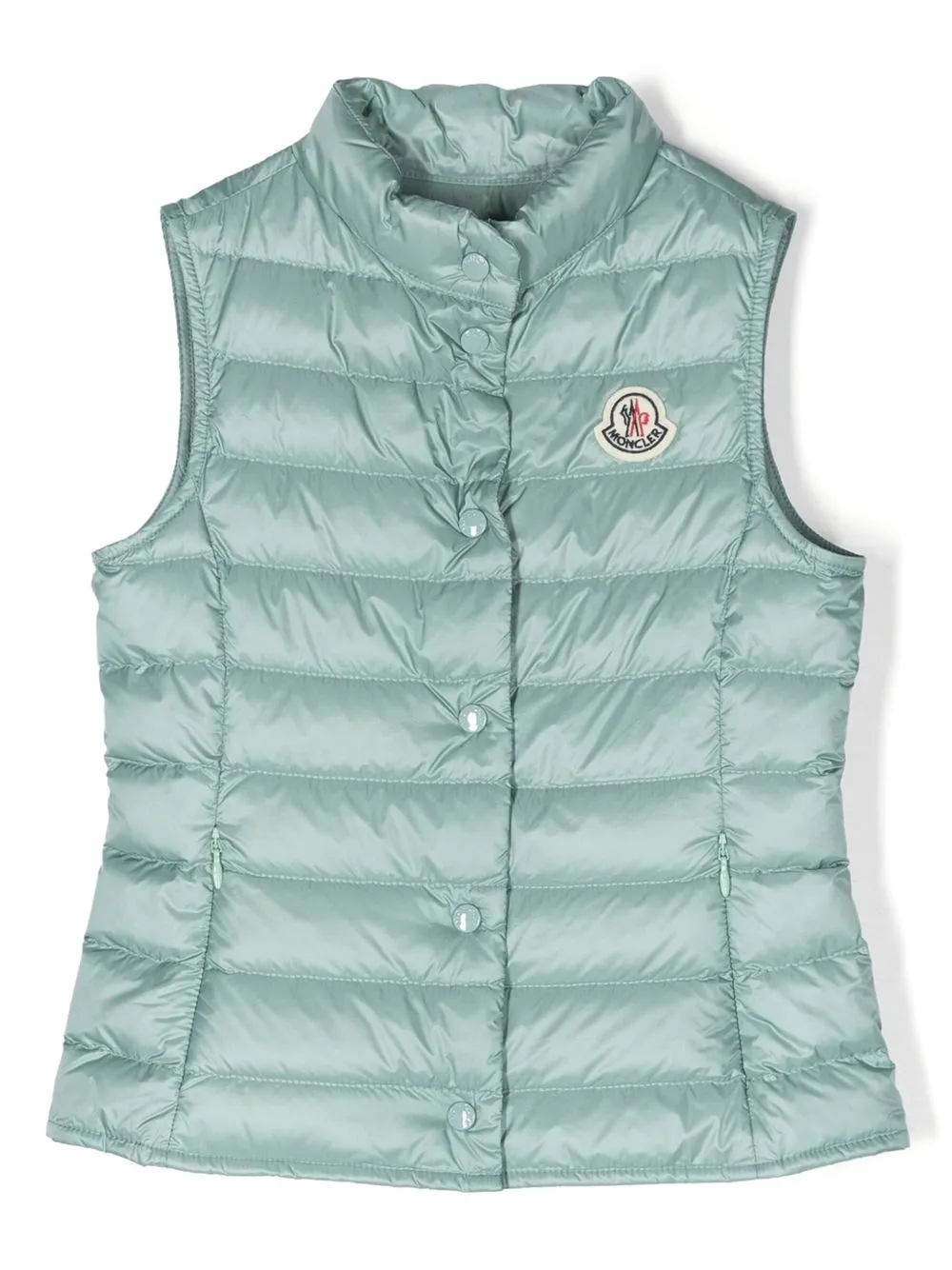 

Moncler Enfant logo-patch goose-down gilet - Green