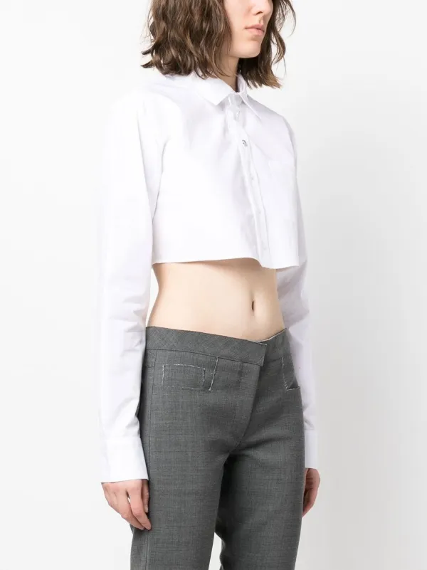 今週のおすすめ製品 Coperni クロップド JP FARFETCH | ホワイト | シャツ トップス