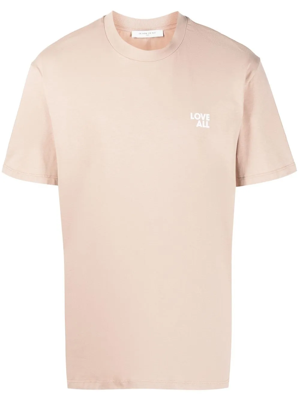 

Ih Nom Uh Nit Love All slogan-print T-shirt - Neutrals