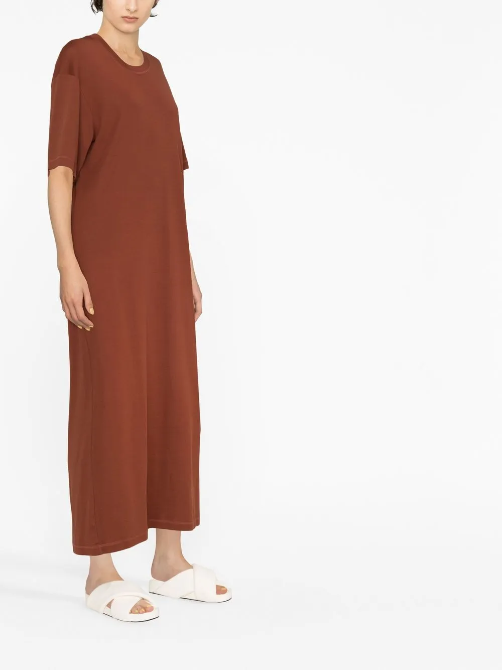 Lemaire T-shirt Dress In Braun