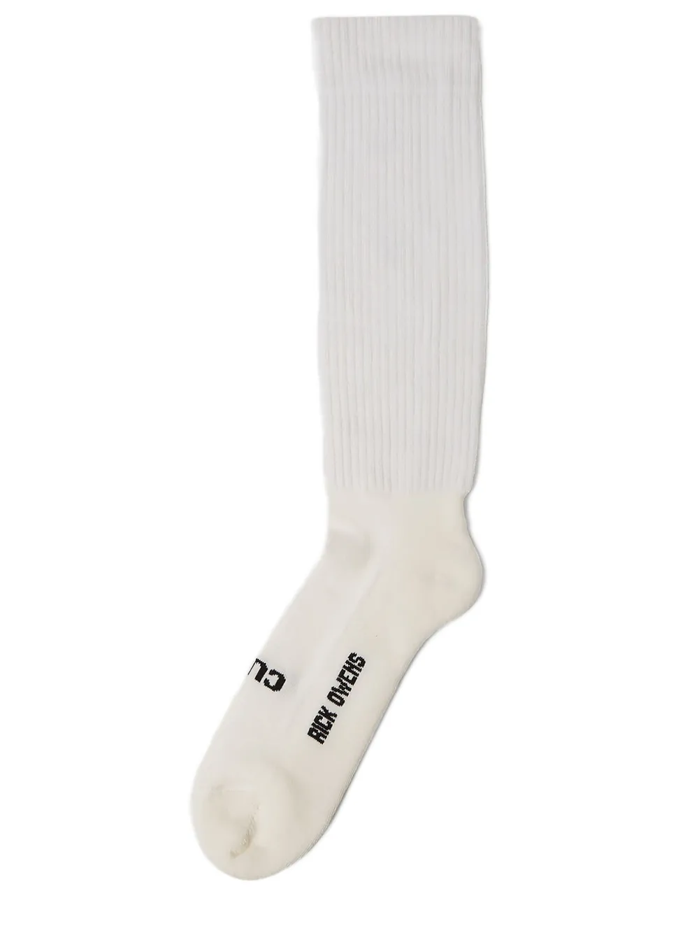 Rick Owens logo-print socks | White | Image 1