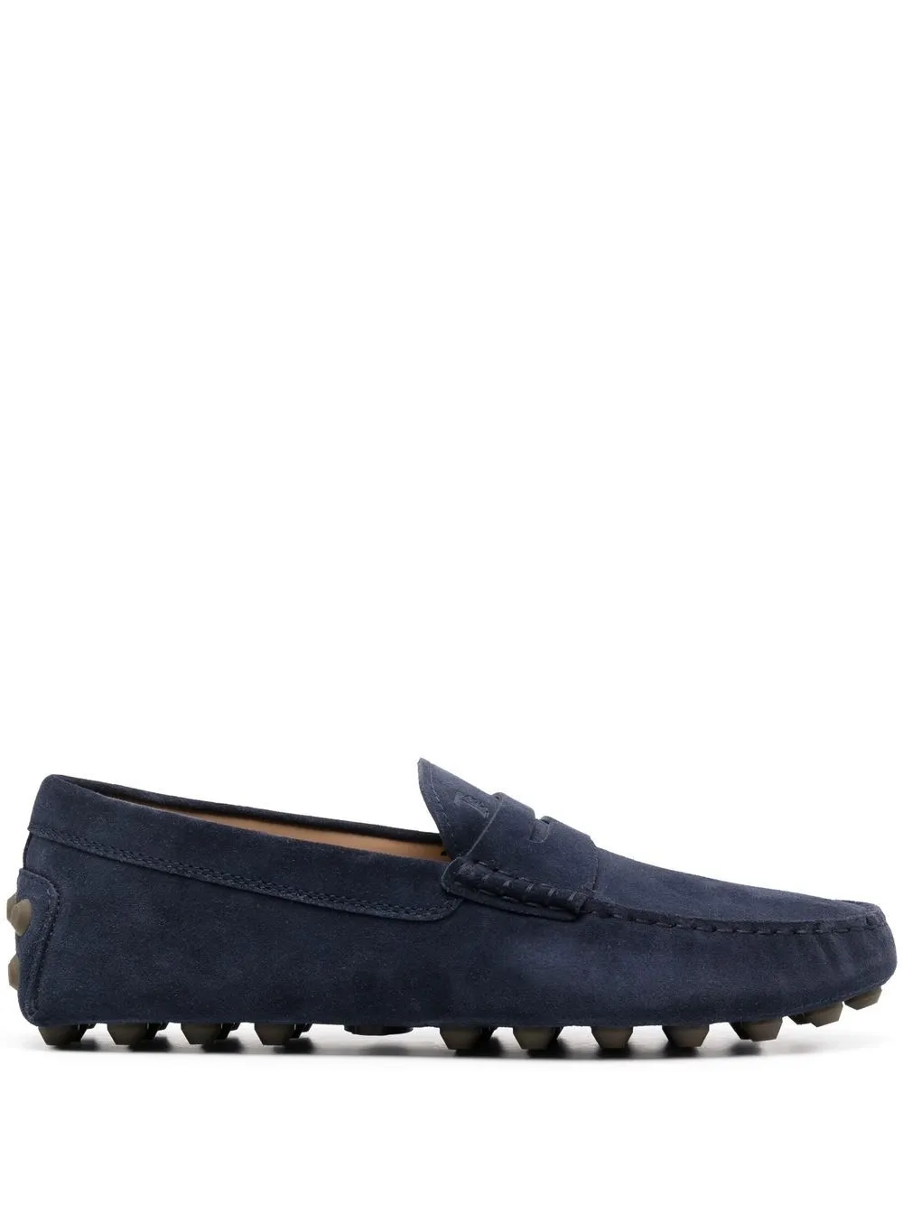 Tod's Gommino Macro Loafers In Blue