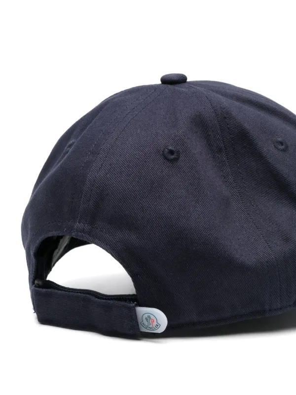 Moncler Enfant ロゴパッチ キャップ | ブルー | FARFETCH JP