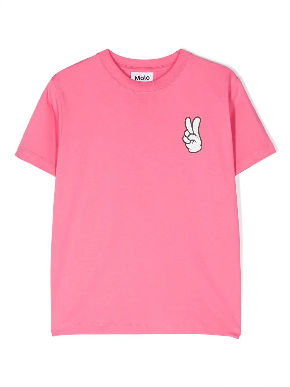 

Molo playera con motivo de símbolo de paz - Rosado