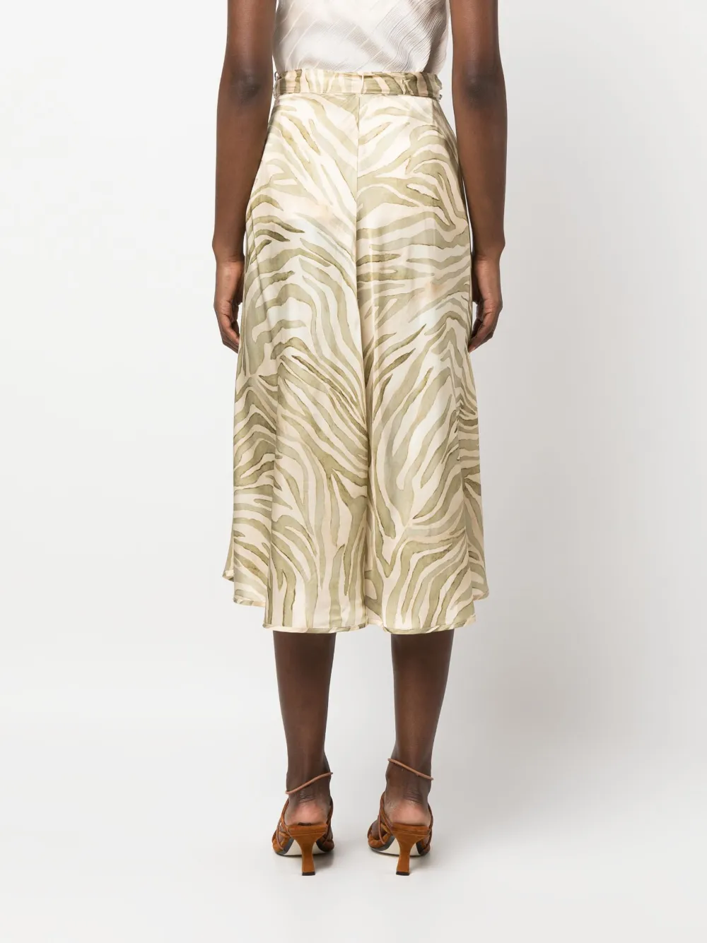 Forte Forte zebraprint Wrap Skirt Farfetch