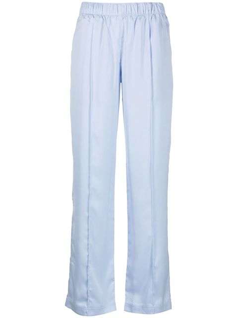 adidas Calça reta com logo bordado