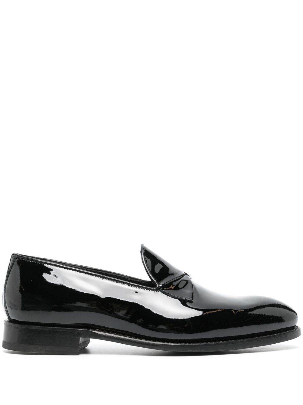 panelled-detail loafers