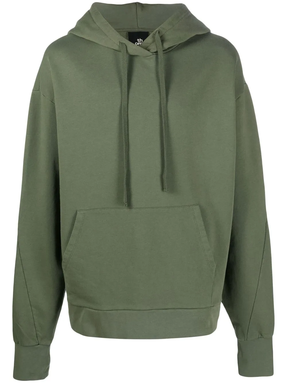 THOM KROM DRAWSTRING COTTON HOODIE