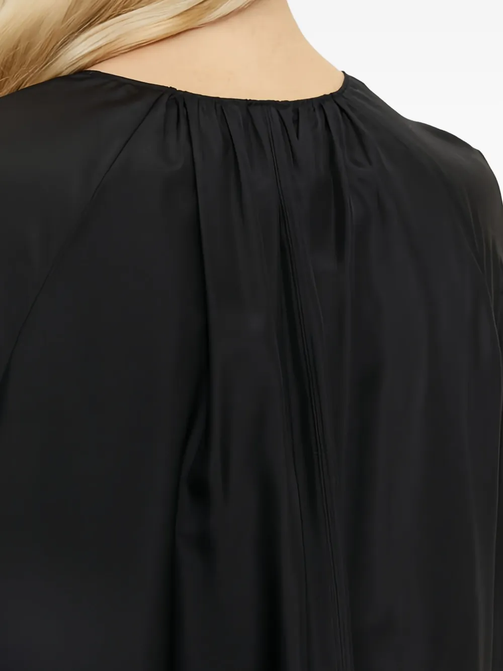 Joseph Pleat-detail Blouse In Black