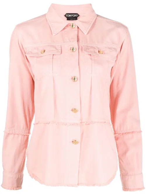 Chemise en jean à boutonnière - TOM FORD - Modalova