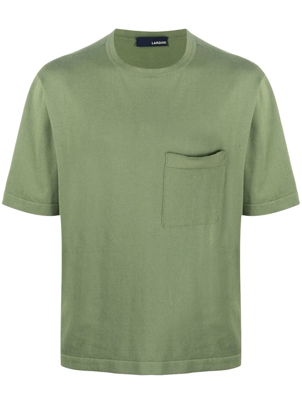 

Lardini chest-pocket short-sleeve sweatshirt - Green