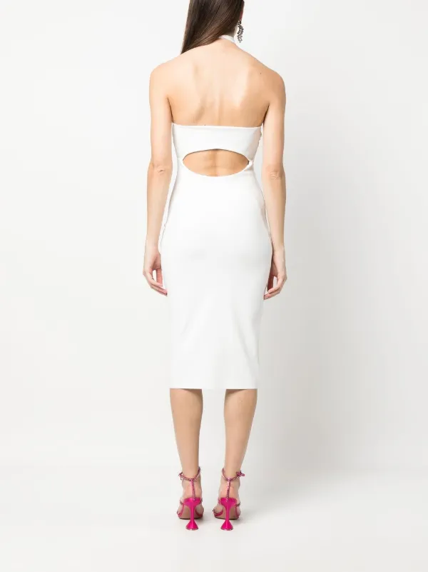 CHIARA BONI La Petite Robe Halterneck cutout detail Dress Farfetch