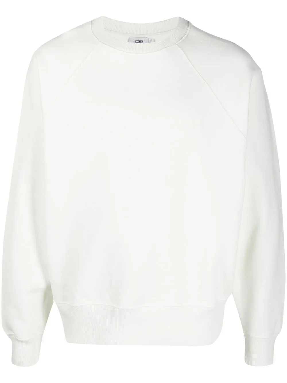 

Closed ribbed-trim organic-cotton sweatshirt - White