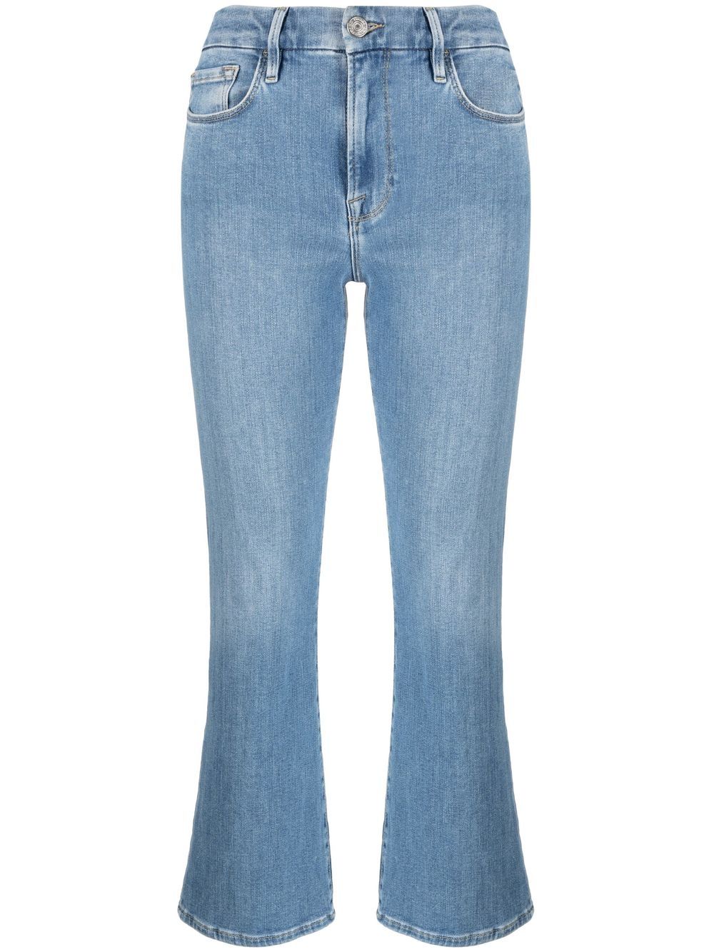 Frame Le Cropped Mini Bootcut Jeans in Jonah | Smart Closet