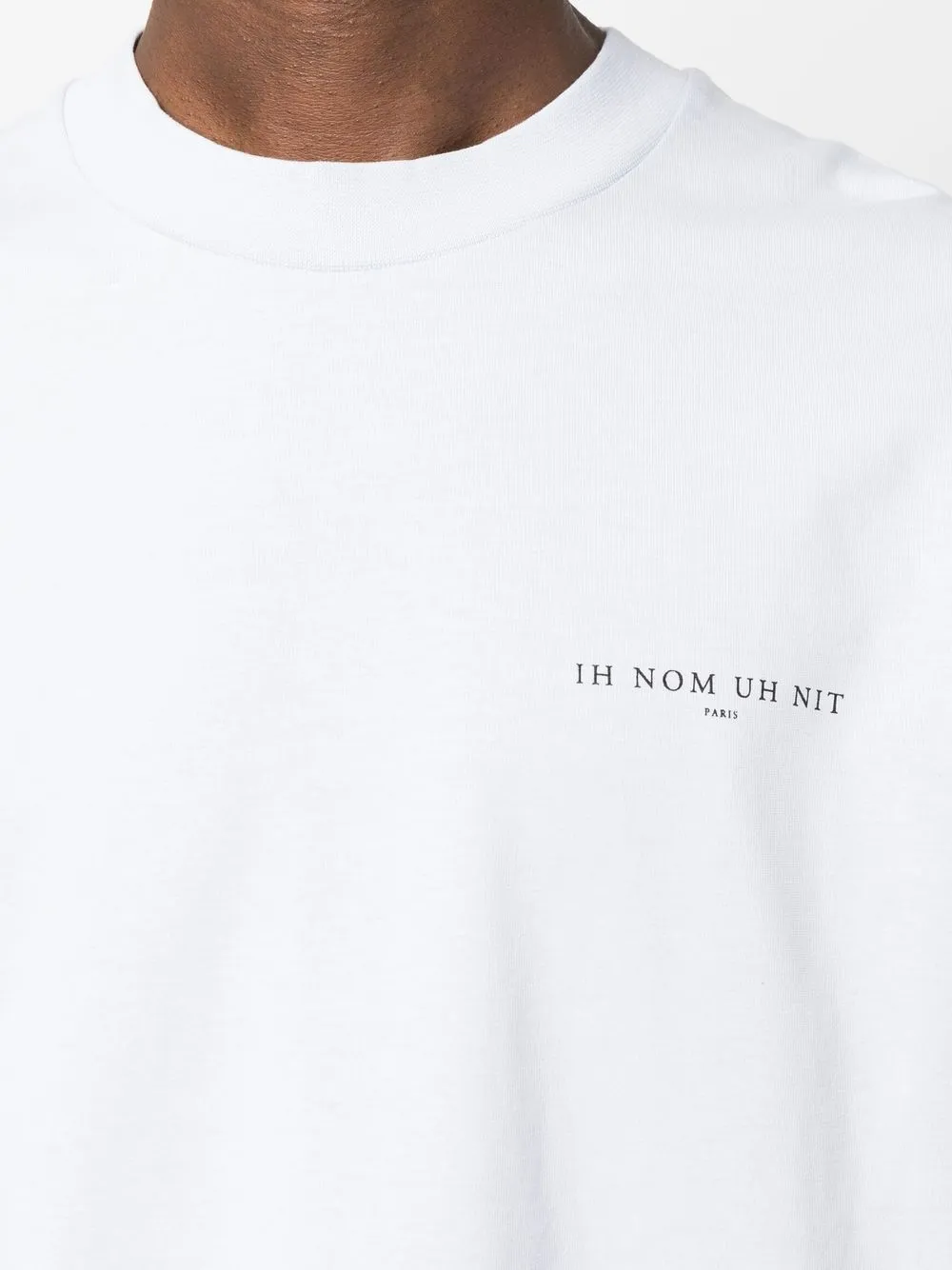 Ih Nom Uh Nit Graphic-print Jersey T-shirt In Blau