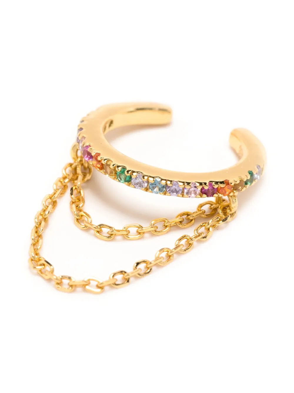 Eshvi Oorcuff met kettingdetail - Goud