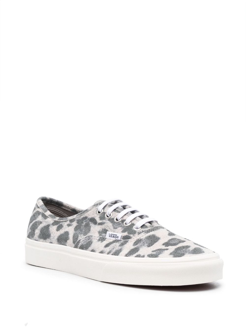Shop Vans Old Skool Leopard-print Sneakers In Grey