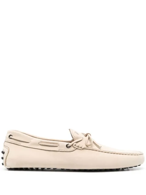 Tod's bow-detail leather loafers