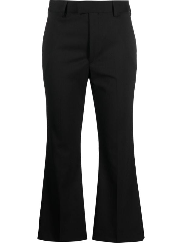 Plus Recycled Cotton Mix Kick Flare Trousers  boohoo