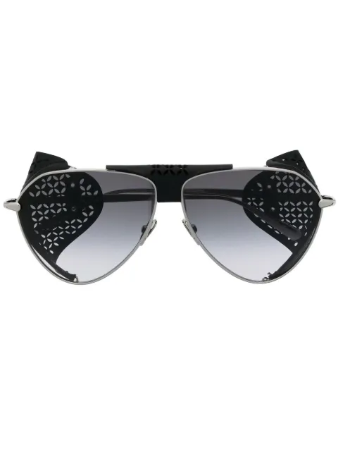 Alaïa lentes de sol con micas de color