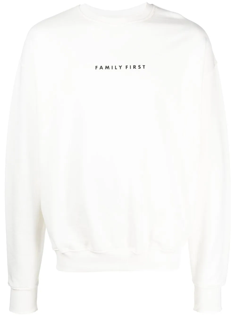 

Family First sudadera con logo estampado - Blanco