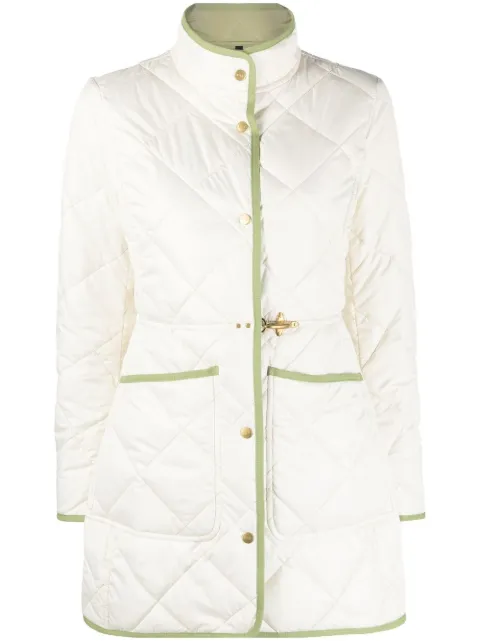 Fay - quilted single-breasted coat