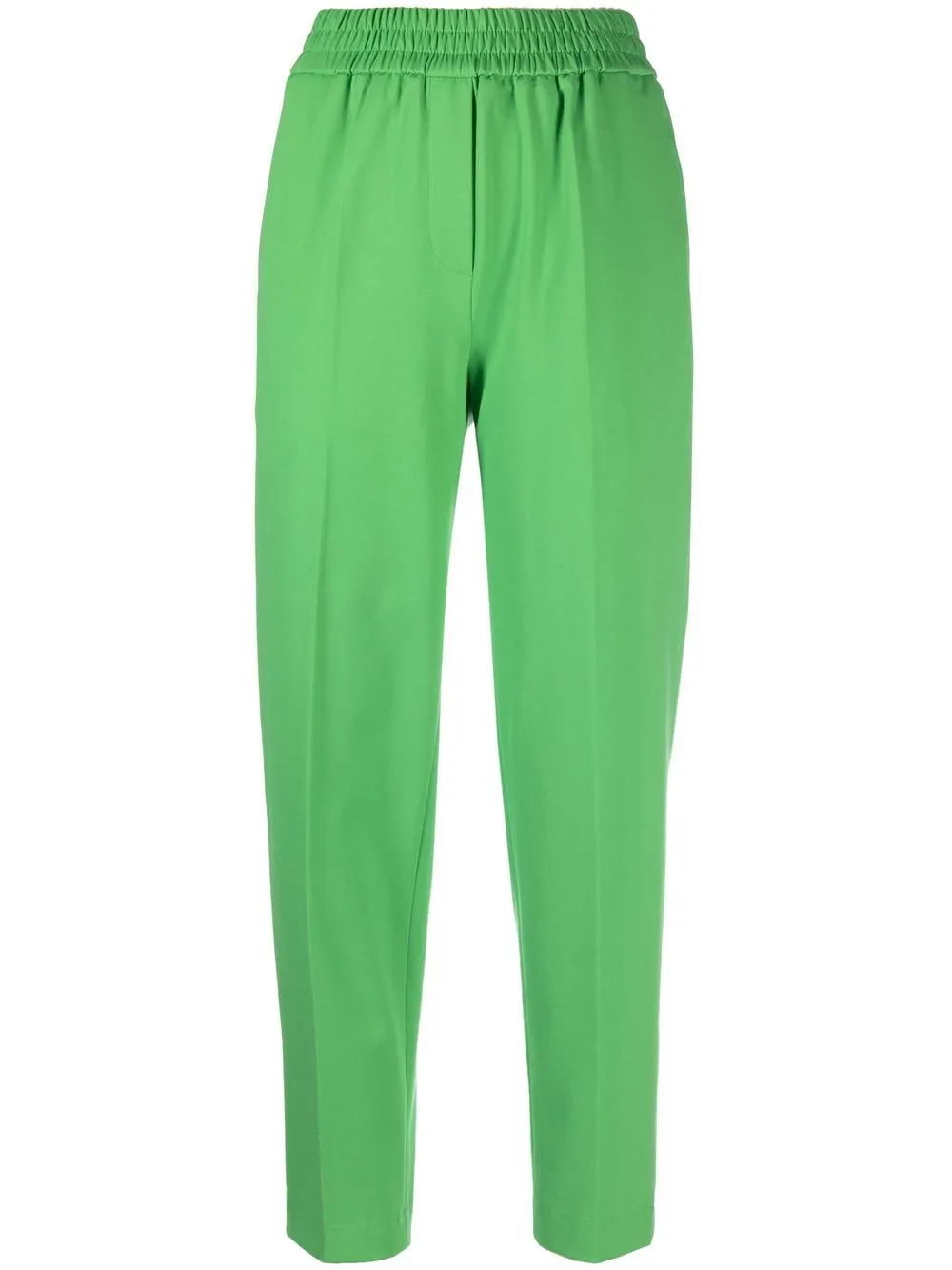 

Harris Wharf London elastic waist tapered trousers - Green
