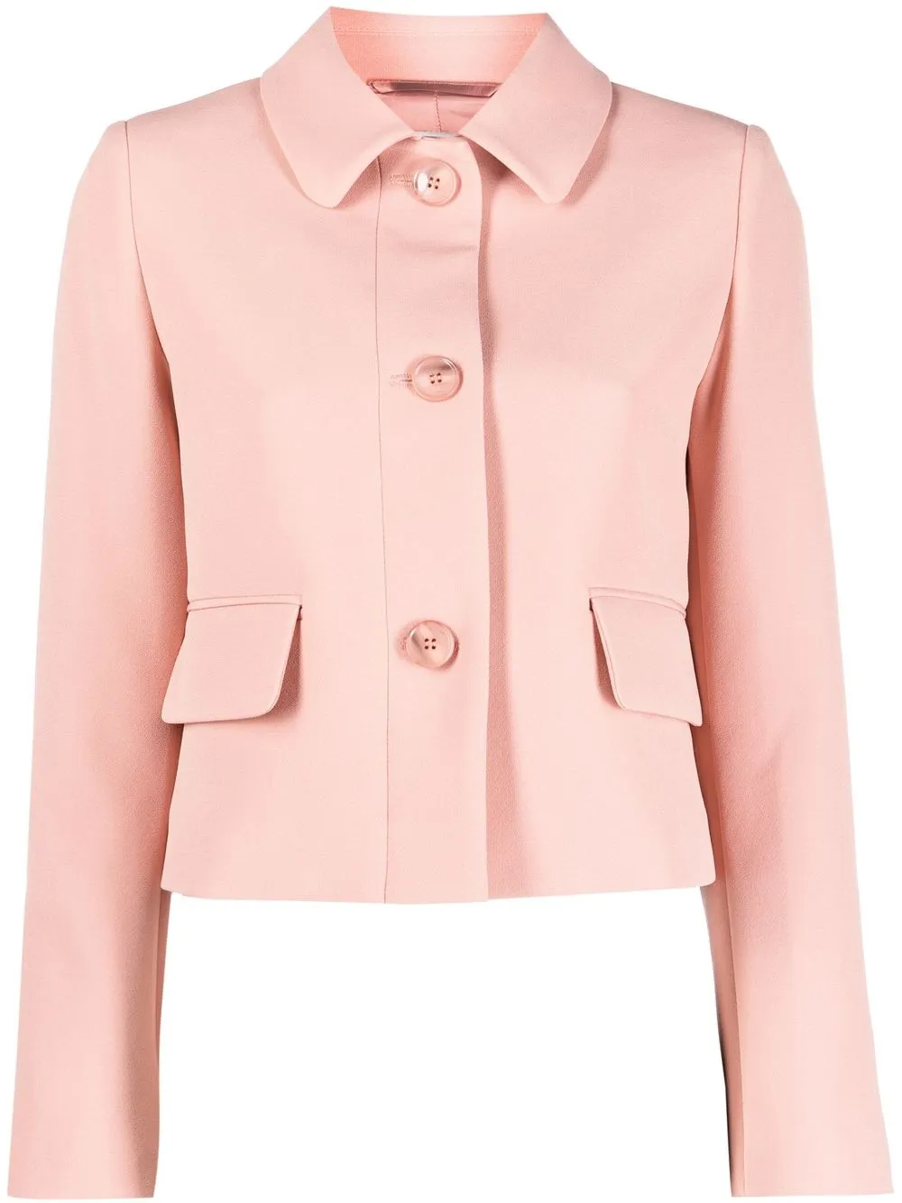 

Essentiel Antwerp Dai buttoned cropped jacket - Pink