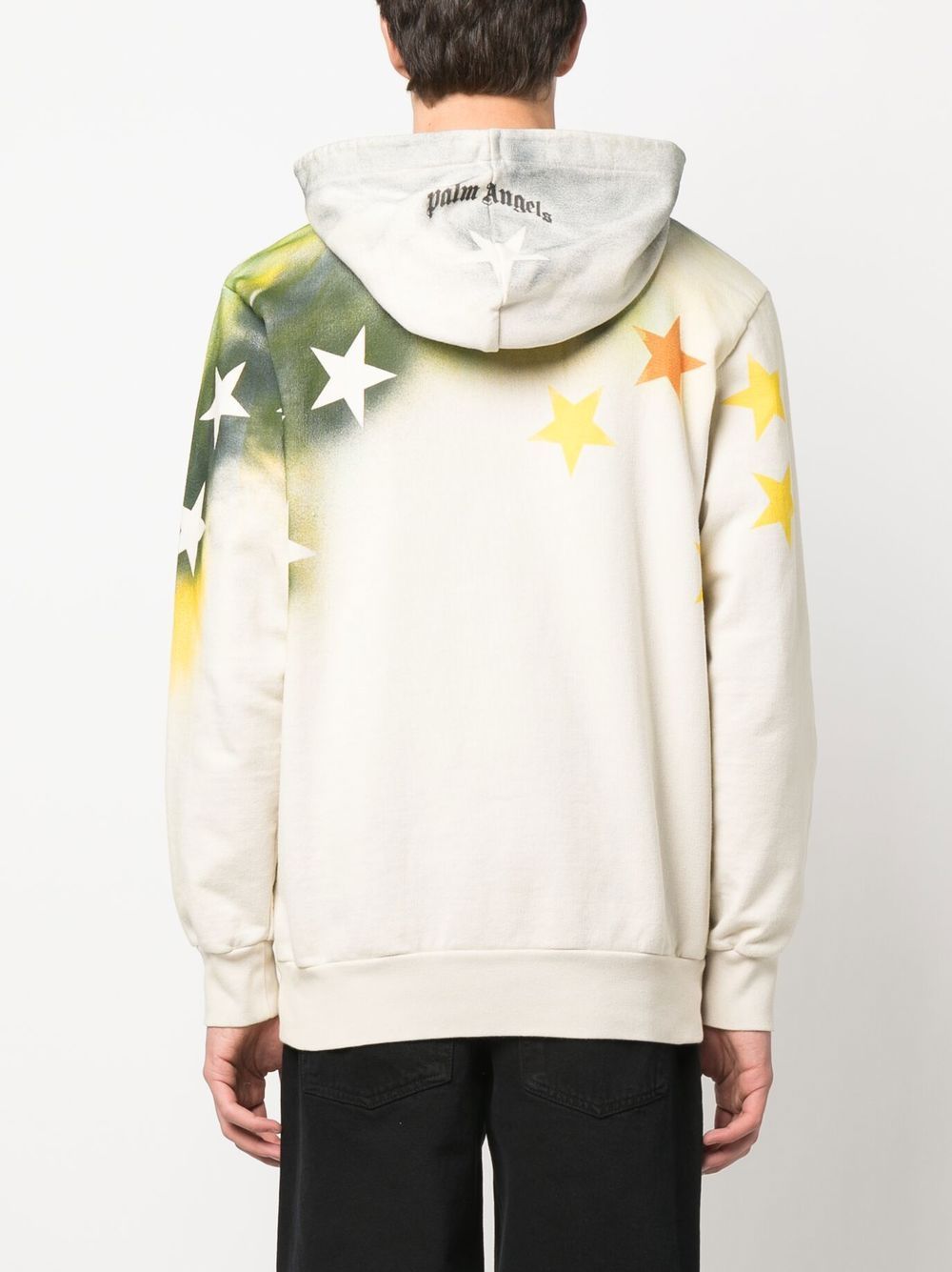 star-print hoodie