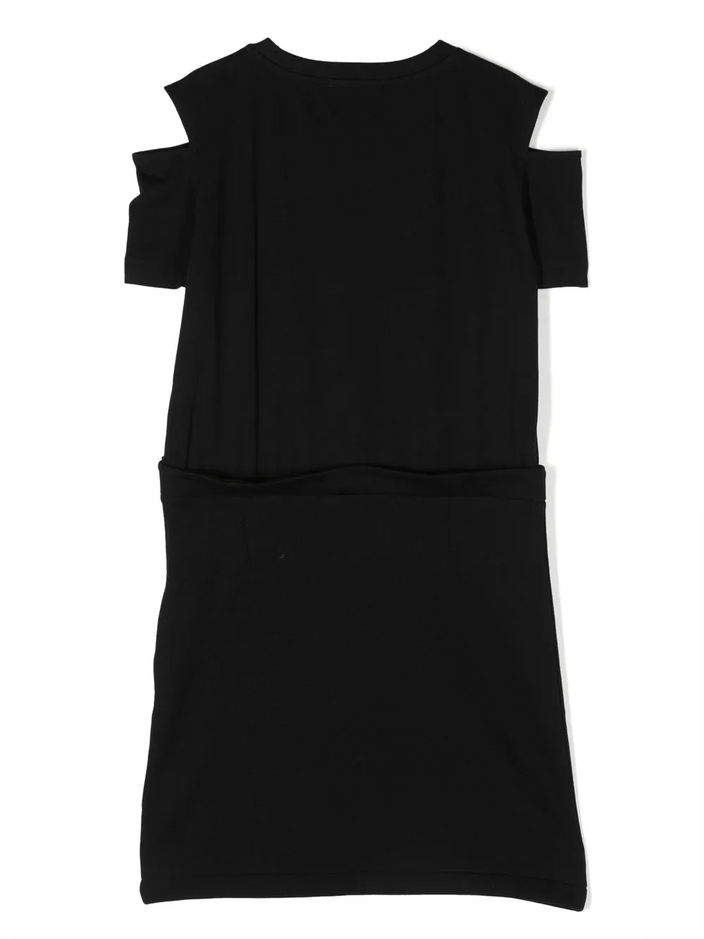 Balmain Kids T-shirtjurk met logoprint - Zwart