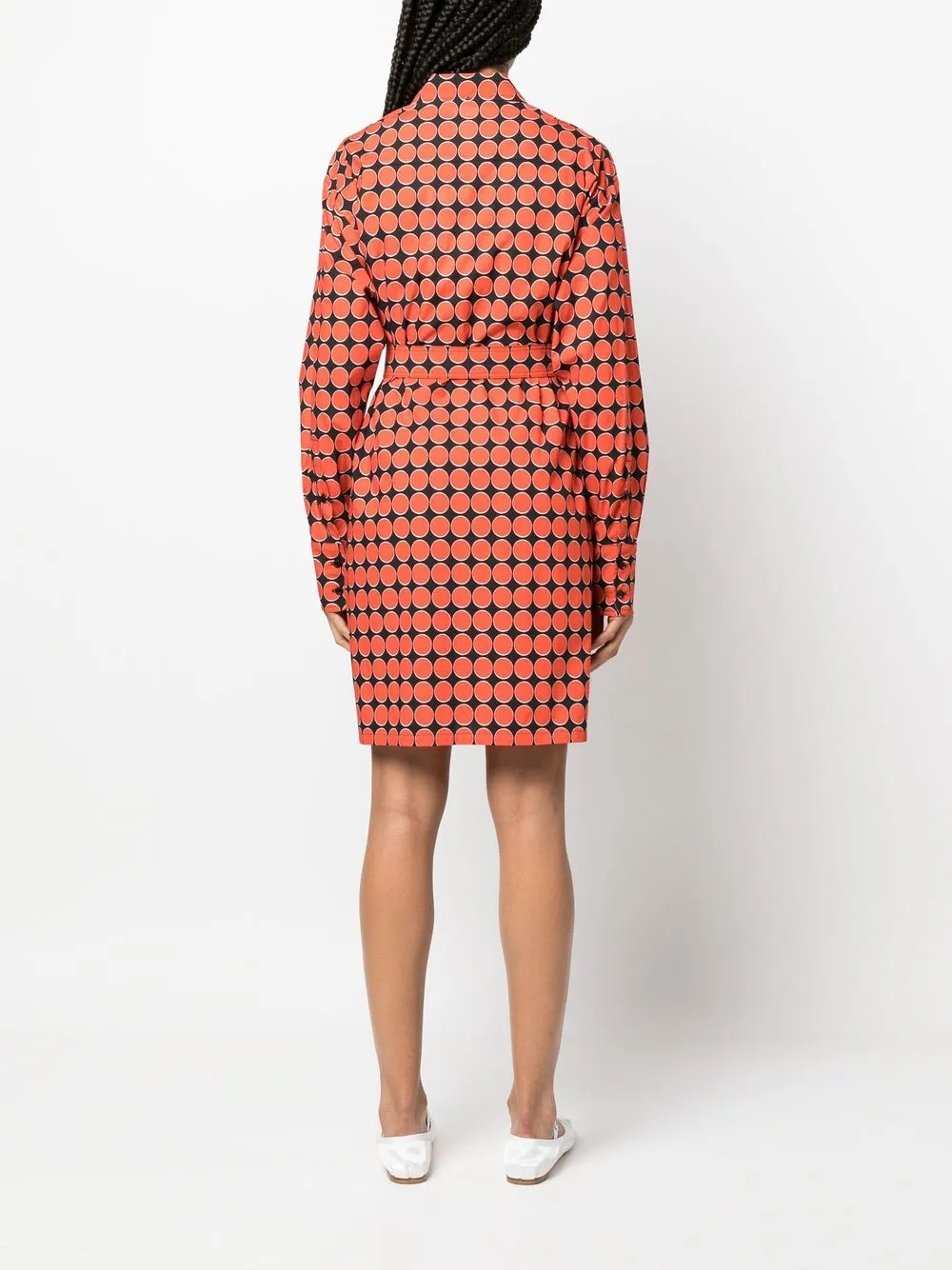 Sportmax Blousejurk met monogramprint Zwart