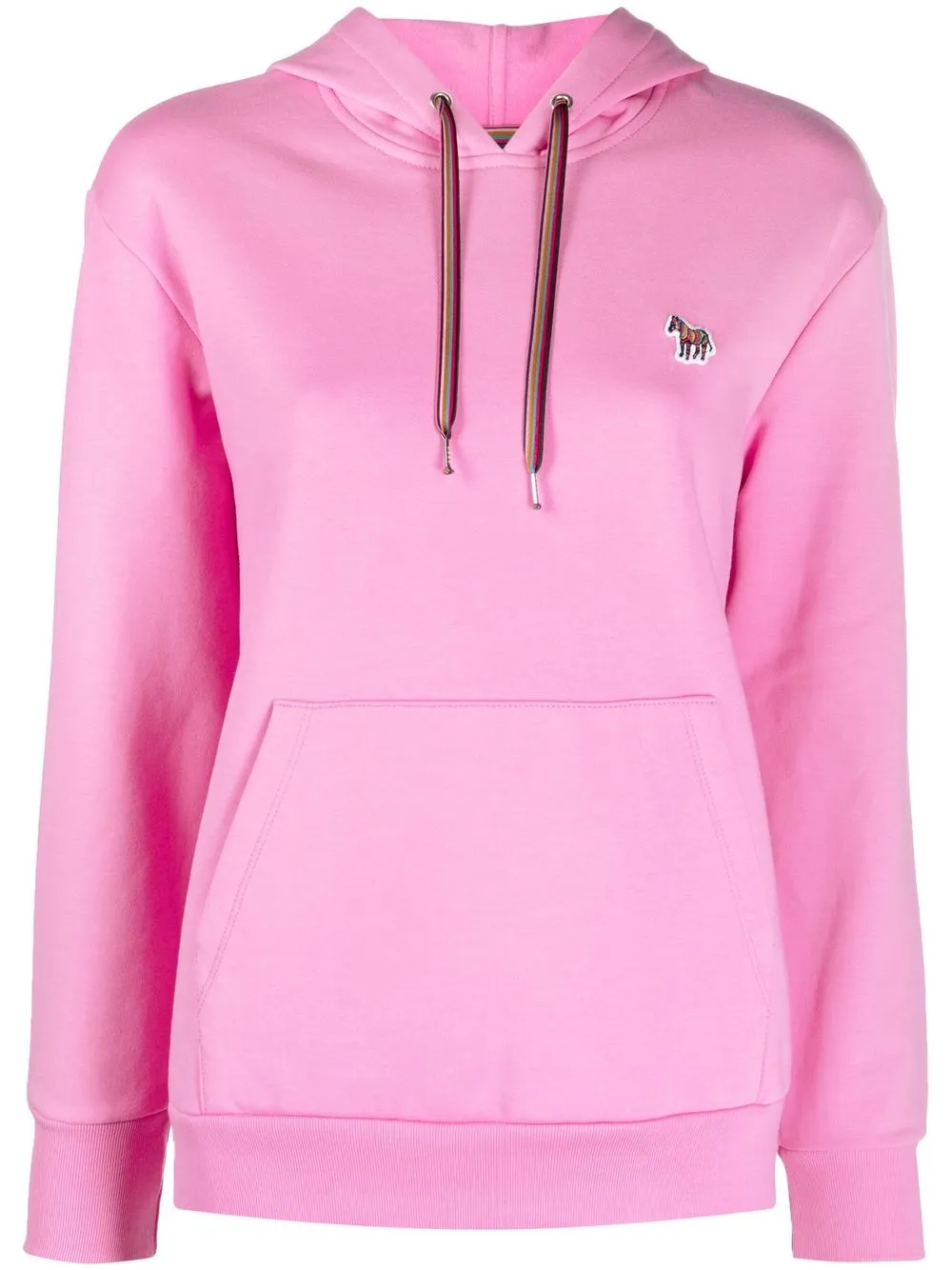 

PS Paul Smith Zebra-patch pullover hoodie - 23 ROSA