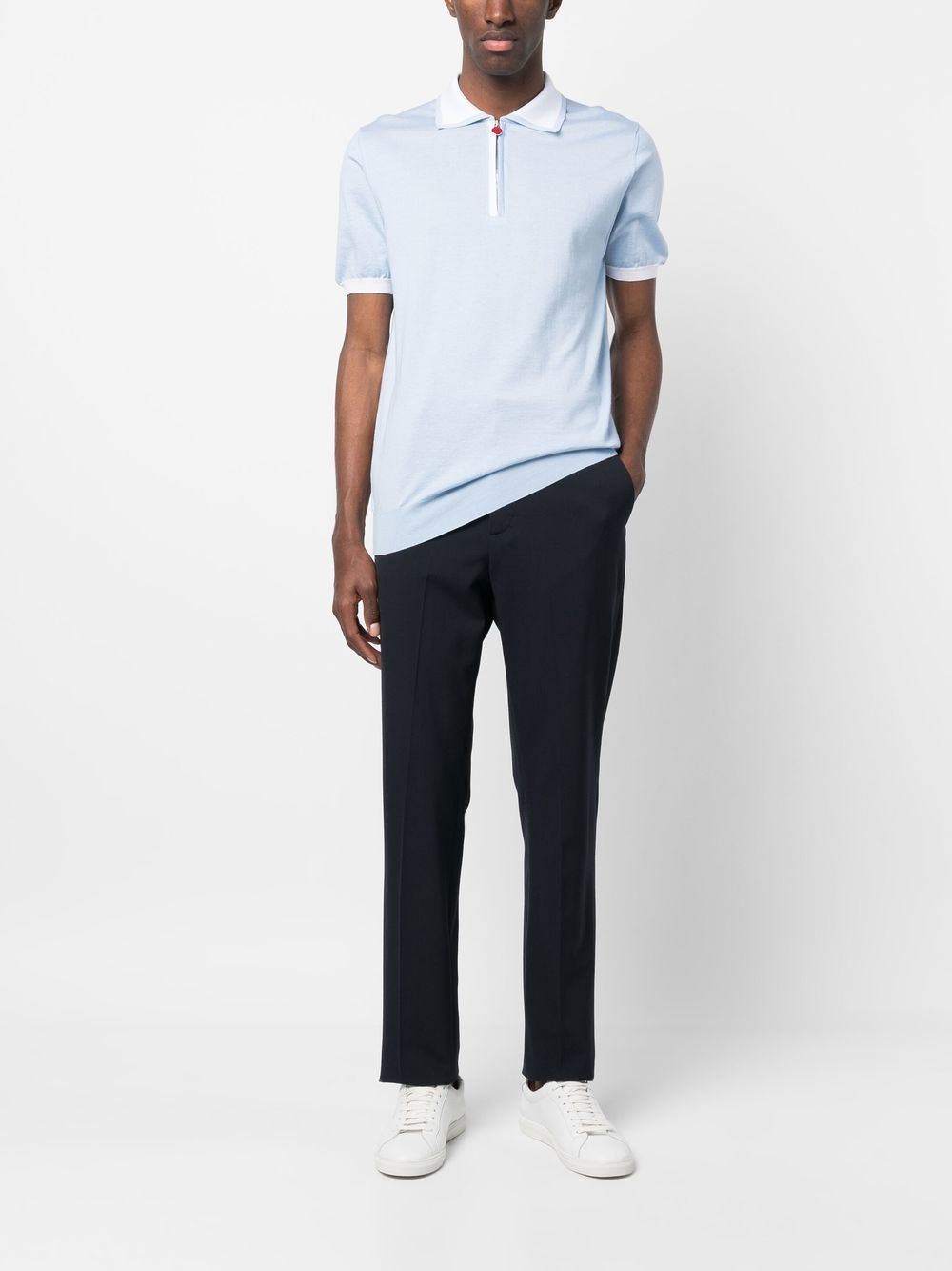 Kiton zip-up Polo Shirt - Farfetch