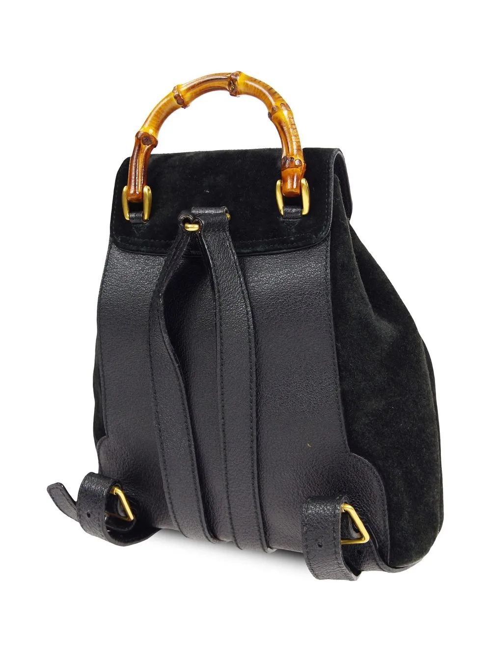 Gucci PreOwned 19902000s bamboohandle Backpack Farfetch