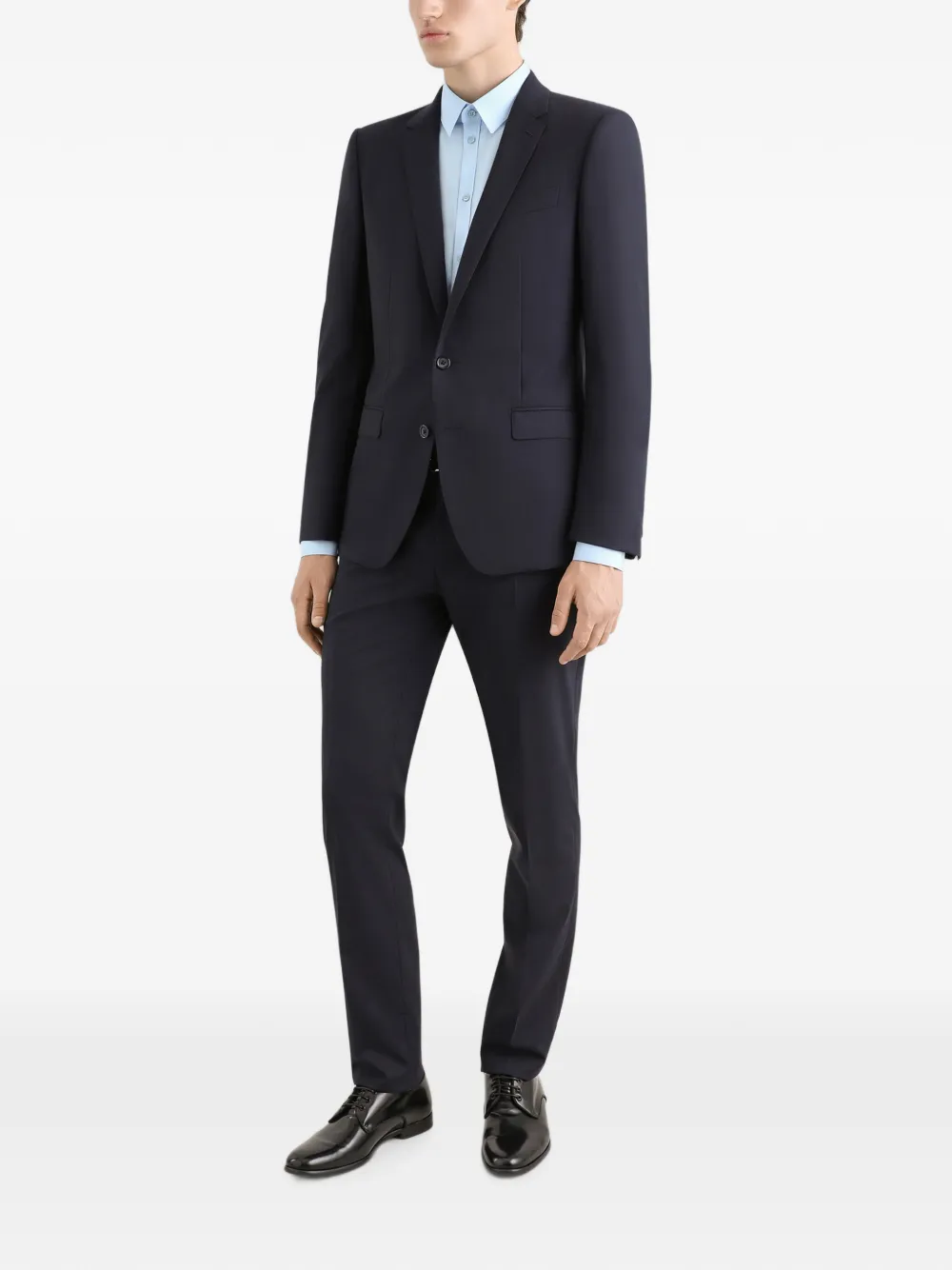  Dolce & Gabbana Traje Con Botones - Azul 