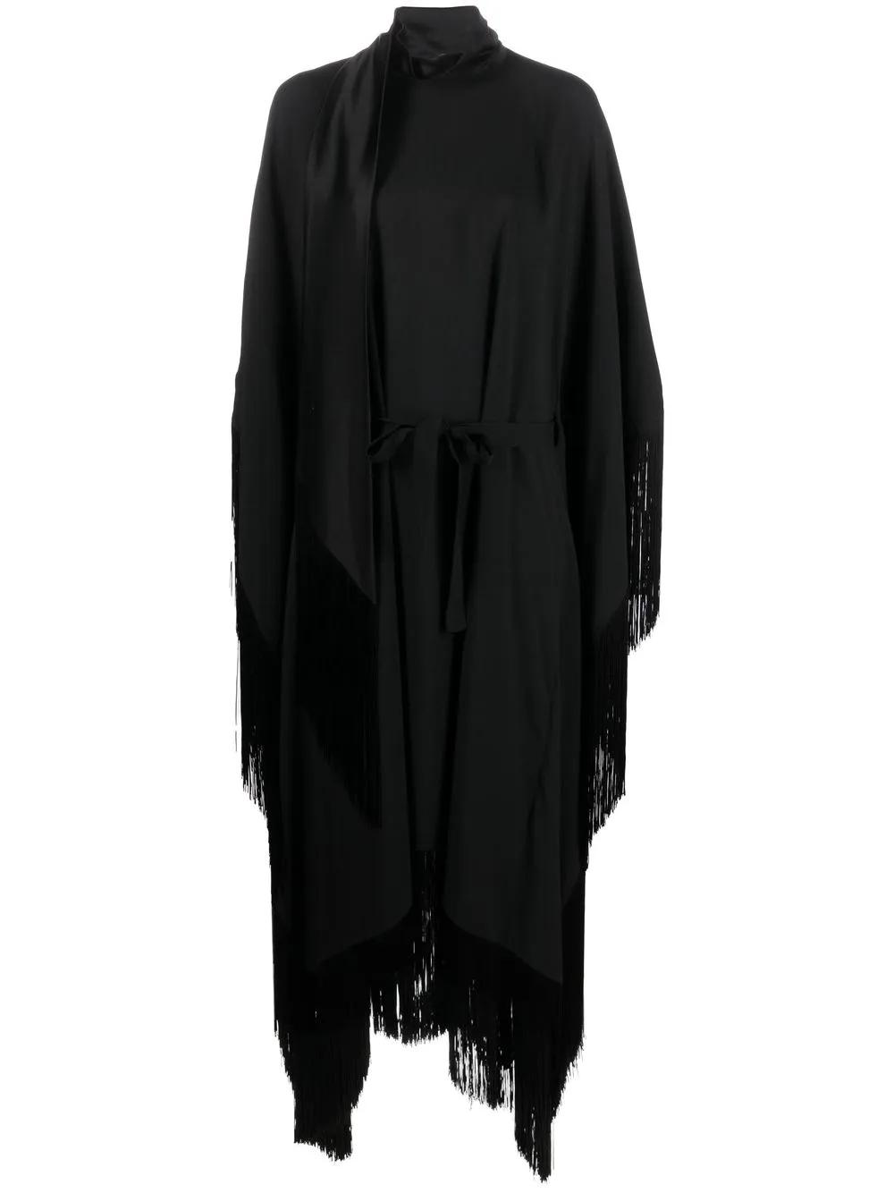 

Taller Marmo Mrs Ross fringed maxi dress - Black