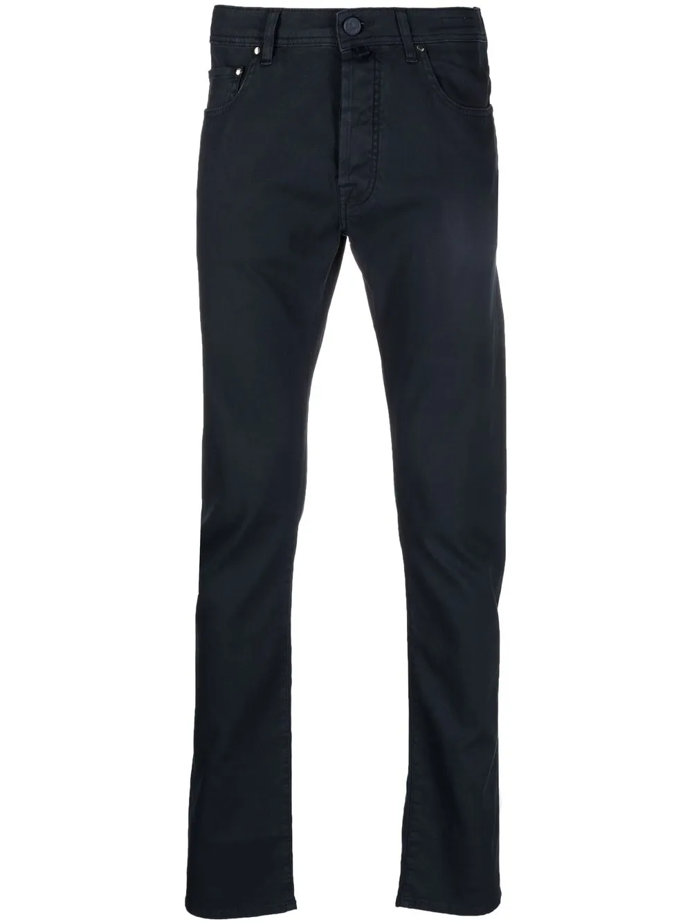 

Jacob Cohën textured-finish straight-leg pants - Blue