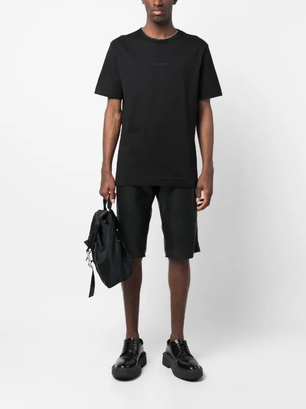 1017 ALYX 9SM logo-print short-sleeve T-shirt | Black | FARFETCH