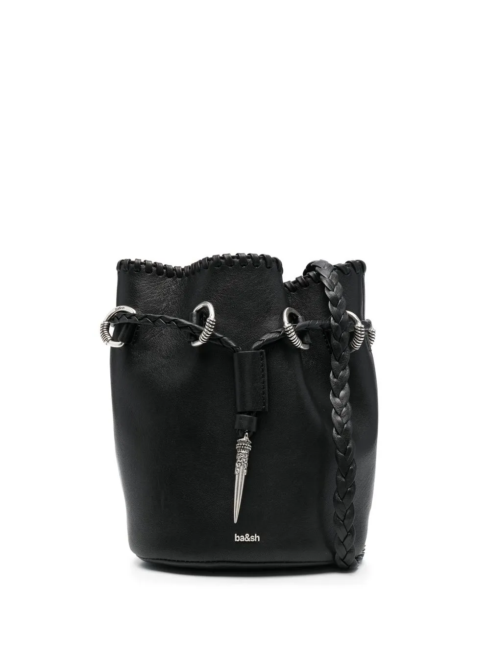 

Ba&Sh Savannah charm-detail bucket bag - Black