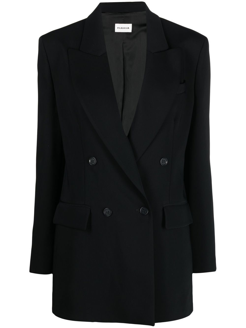 

P.A.R.O.S.H. double-breasted tailored blazer - Black