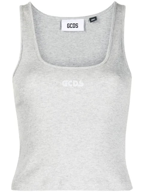 GCDS logo-print tank top