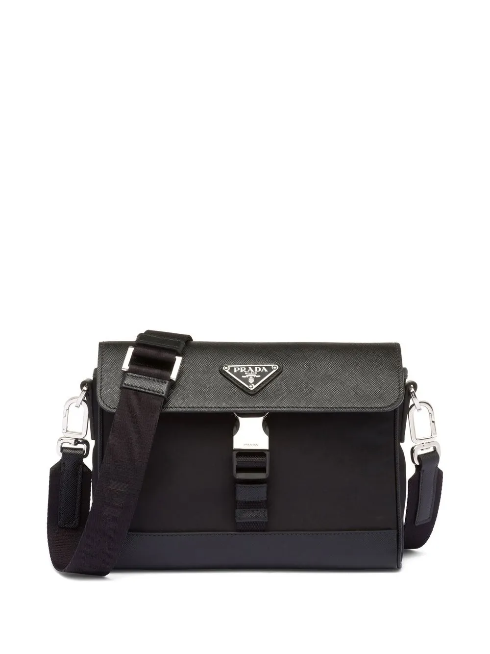 Black Re-Nylon cross-body bag